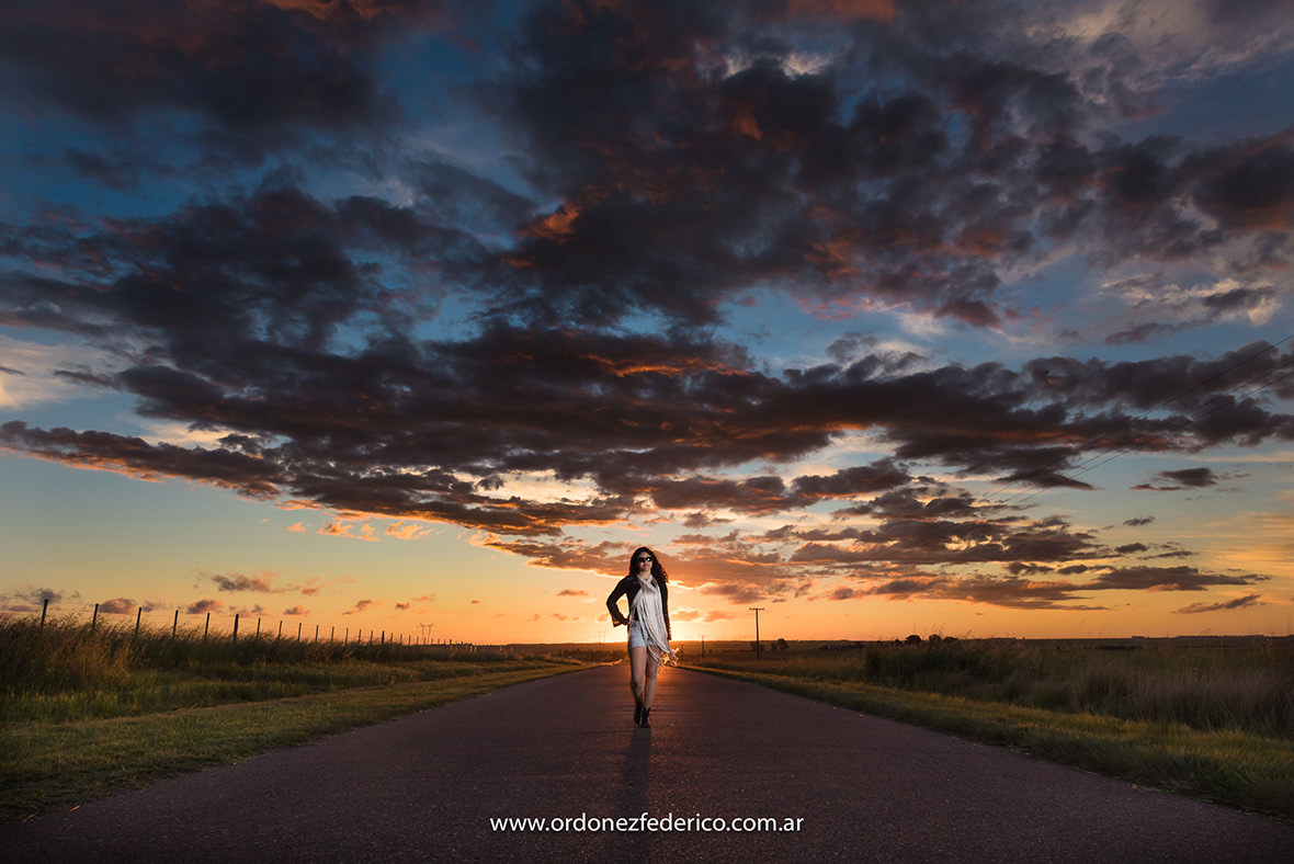 Sesion de 15 años al atardecer